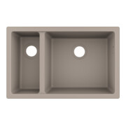 hansgrohe Évier UB-Spüle S510-U635 180/450 658x398mm, 1 évac. + 1 arrivée, sans trop-plein, à encastrer-4
