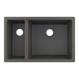 hansgrohe Évier UB-Spüle S510-U635 658x398mm, 1 sortie principale et 1 arrivée, sans trop-plein, acier inoxydable