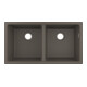 hansgrohe Évier UB-Spüle S510-U770 370/370 768x398mm, 2 robinets principaux, sans HL, gris pierre-4