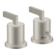 hansgrohe Fertigmontageset Axor Citterio 2-L-W-Ran-Arm, m TH, HG, Edelstahl-Optik-1
