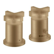 hansgrohe Fertigmontageset Axor Citterio 2-L-W-Ran-Arm, m TH, KrG, brush. bron
