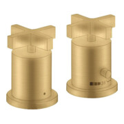 hansgrohe Fertigmontageset Axor Citterio 2-L-W-Ran-Arm, m TH, KrG, brush. gol opt