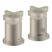 hansgrohe Fertigmontageset Axor Citterio 2-L-W-Ran-Arm, m TH, KrG, brush. ni.