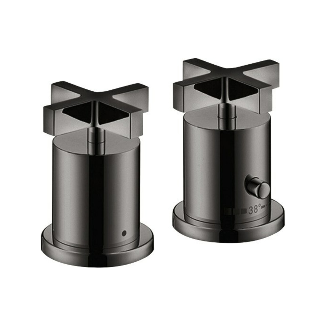 hansgrohe Fertigmontageset Axor Citterio 2-L-W-Ran-Arm, m TH, KrG, pol. bla vc
