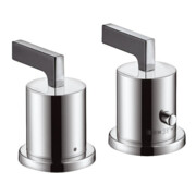 hansgrohe Fertigmontageset Axor Citterio 2-L-W-Ran-Arm, m Thermostat, Hebelgr., chr
