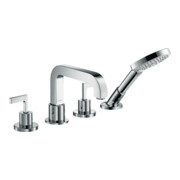 hansgrohe Fertigmontageset Axor Citterio 4-L-BW-Rand-Arm., m Hebelgriffen, chrom