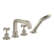 hansgrohe Fertigmontageset Axor Citterio 4-L-BW-Rand-Arm., m Kreuzgr., brush. ni.