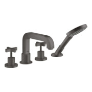 hansgrohe Fertigmontageset Axor Citterio 4-L-BW-Rand-Arm, m KrG, brush. bla vc
