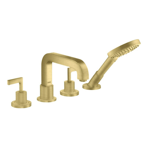 hansgrohe Fertigmontageset Axor Citterio 4-L-Fliese-Ar, m HG, Roset., brush. br
