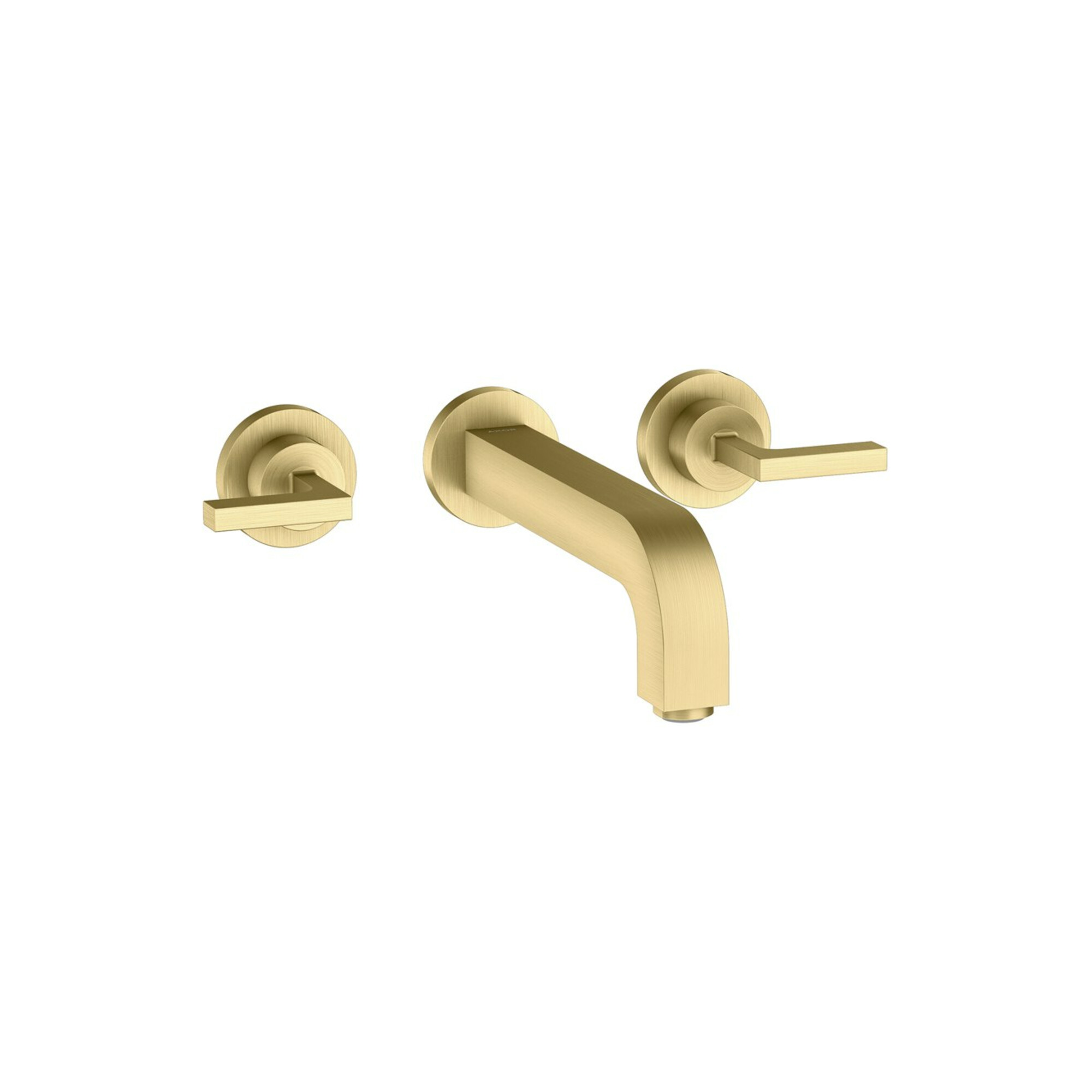 hansgrohe Fertigmontageset Axor Citterio UP-3-L-Waschtischarmatur, m Hebelgr., brush. br