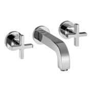 hansgrohe Fertigmontageset Axor Citterio UP-3-L-Waschtischarmatur, m Kreuzgriffen, chrom