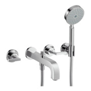 hansgrohe Fertigmontageset Axor Citterio UP-3-Loch-Wannenarm, m Hebelgr., chrom