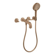 hansgrohe Fertigmontageset Axor Citterio UP-3-Loch-Wannenarm, m HG, brush. r gol