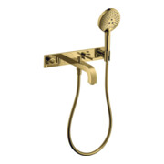 hansgrohe Fertigmontageset Axor Citterio UP-3-Loch-Wannenarm, m HG, pol. gol opt
