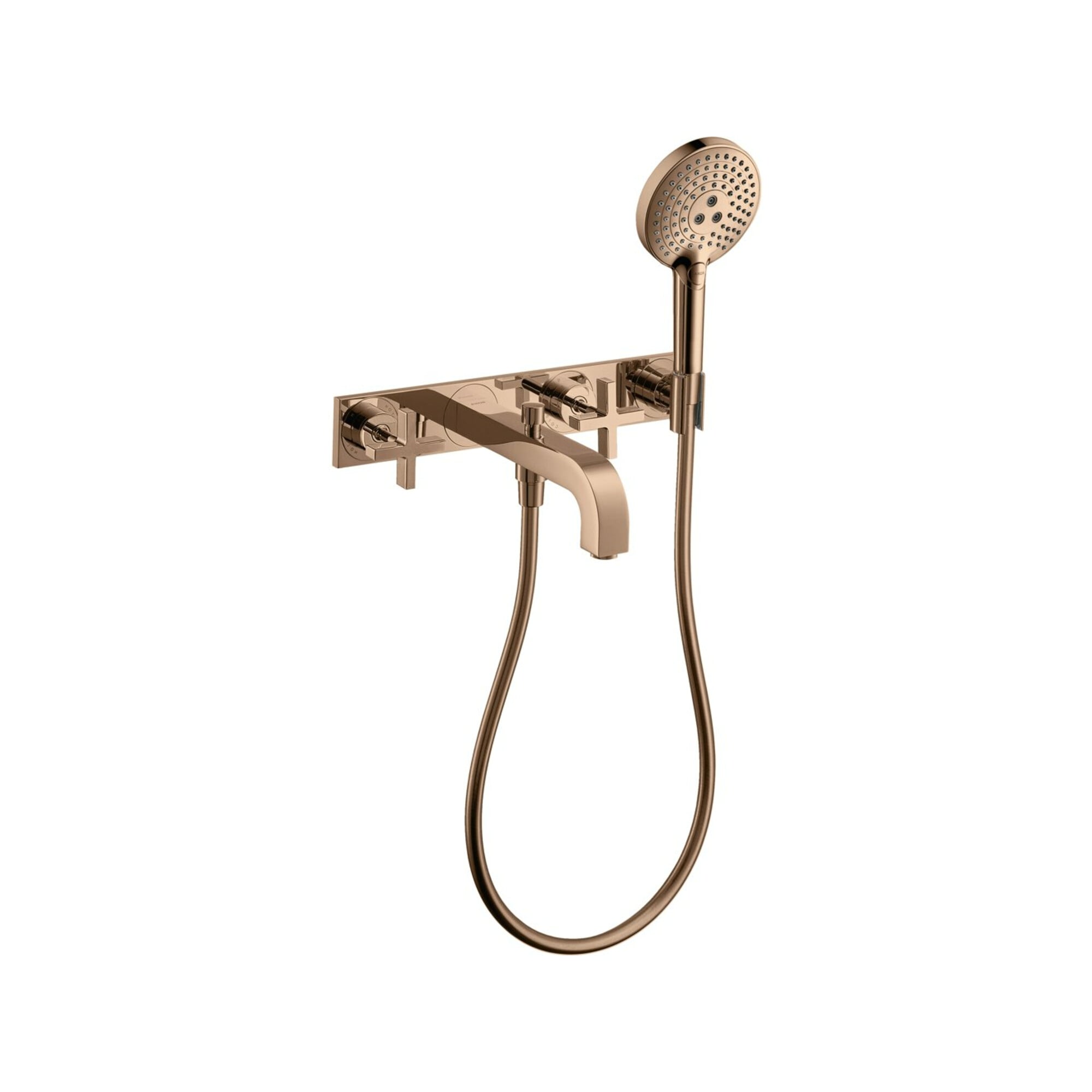 hansgrohe Fertigmontageset Axor Citterio UP-3-Loch-Wannenarm, m KrG, pol. r gol