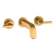 hansgrohe Fertigmontageset Axor Citterio UP-3-Loch-Waschtischarmatur, m H-Gr, brush. gol opt