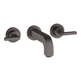 hansgrohe Fertigmontageset Axor Citterio UP-3-Loch-Waschtischarmatur, m Hebelgr., brush. bla vc