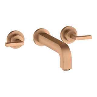 hansgrohe Fertigmontageset Axor Citterio UP-3-Loch-Waschtischarmatur, m Hebelgr., brush. bron