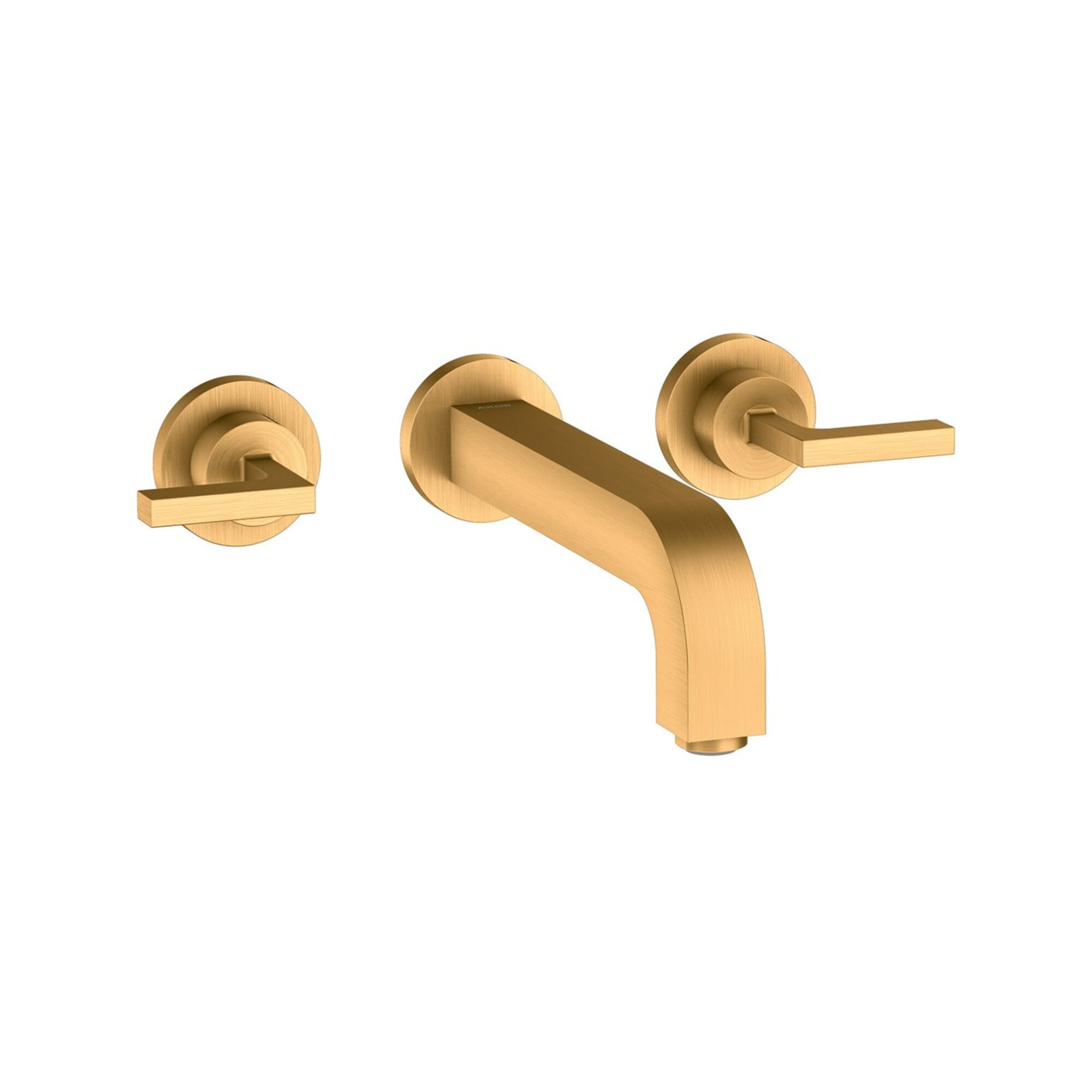 hansgrohe Fertigmontageset Axor Citterio UP-3-Loch-Waschtischarmatur, m HG, brush. gol opt