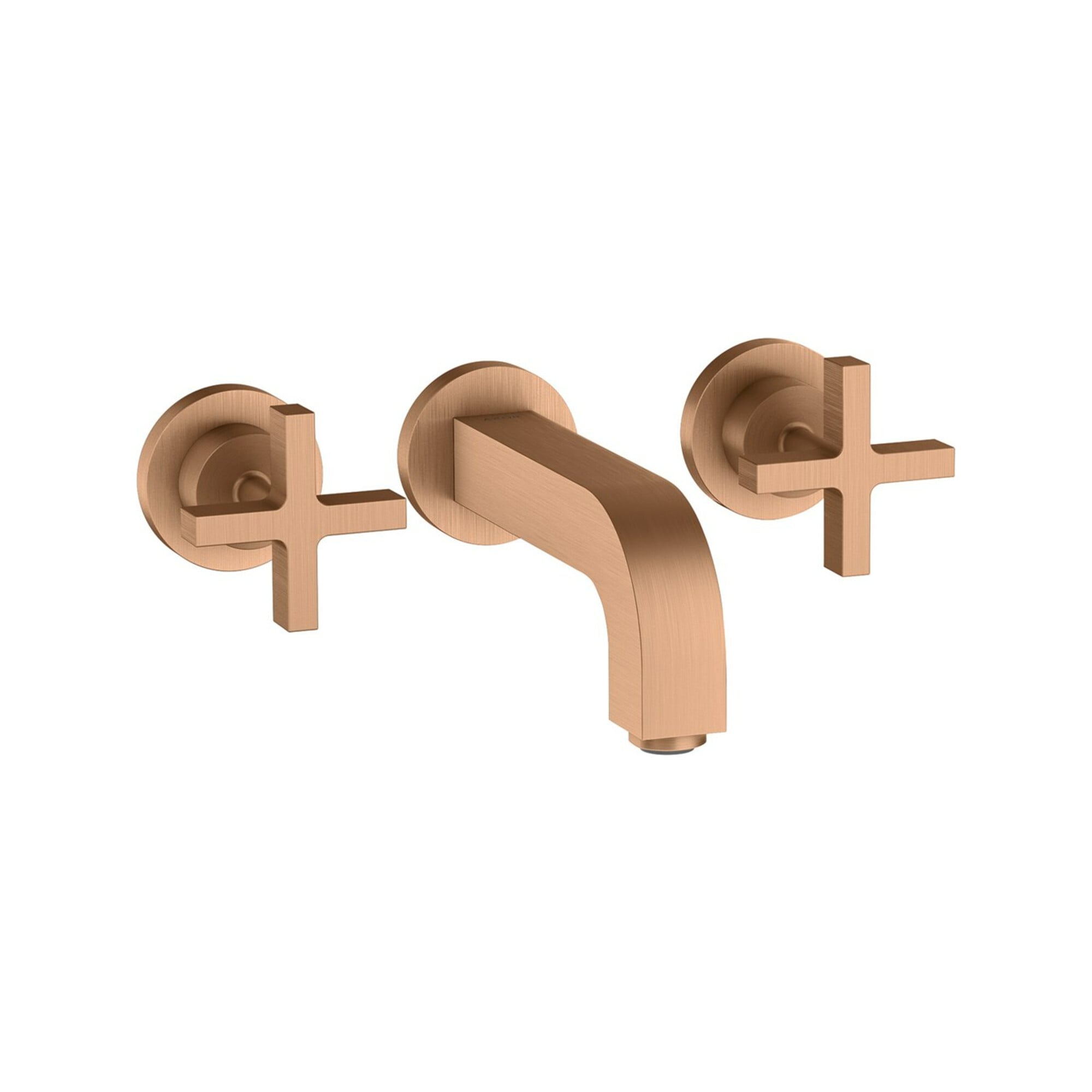 hansgrohe Fertigmontageset Axor Citterio UP-3-Loch-Waschtischarmatur, m Kreuzgr., brush. bron