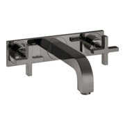 hansgrohe Fertigmontageset Axor Citterio UP-3-Loch-Waschtischarmatur, m Kreuzgr., pol. bla vc