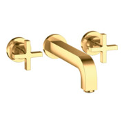hansgrohe Fertigmontageset Axor Citterio UP-3-Loch-Waschtischarmatur, m Kreuzgr., pol. gol opt
