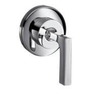hansgrohe Fertigmontageset Axor Citterio UP-Absperrventil, mit Hebelgriff, chrom