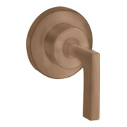 hansgrohe Fertigmontageset Axor Citterio UP-Absperrvtl., m Hebel, brush. red gold