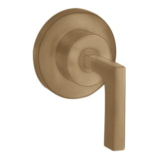 hansgrohe Fertigmontageset Axor Citterio UP-Absperrvtl., m Hebel, brushed bronze