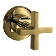 hansgrohe Fertigmontageset Axor Citterio UP-Absperrvtl., m Kreuz, pol. gold optic