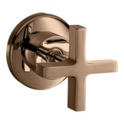 hansgrohe Fertigmontageset Axor Citterio UP-Absperrvtl., m Kreuz, pol. red gold