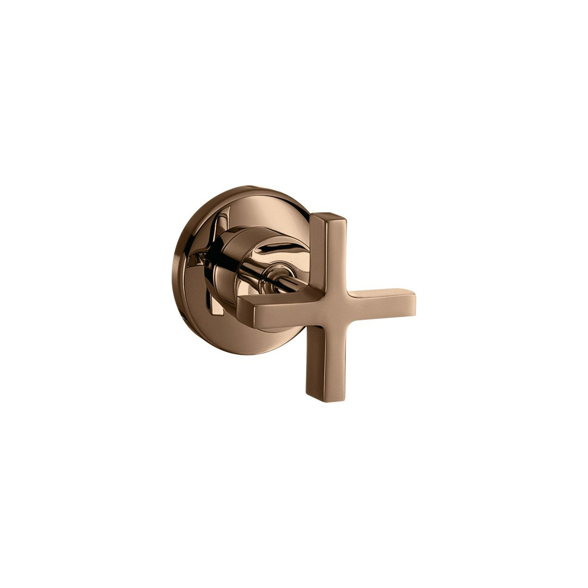 hansgrohe Fertigmontageset Axor Citterio UP-Absperrvtl., m Kreuz, pol. red gold