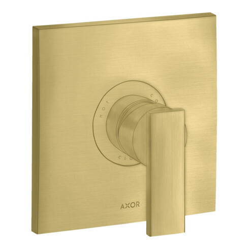 hansgrohe Fertigmontageset Axor Citterio UP-Brause-Einhebelm, m Hebel, brush. br