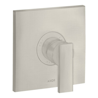 hansgrohe Fertigmontageset Axor Citterio UP-Brause-Einhebelm, m HG, Edelstahl-Optik