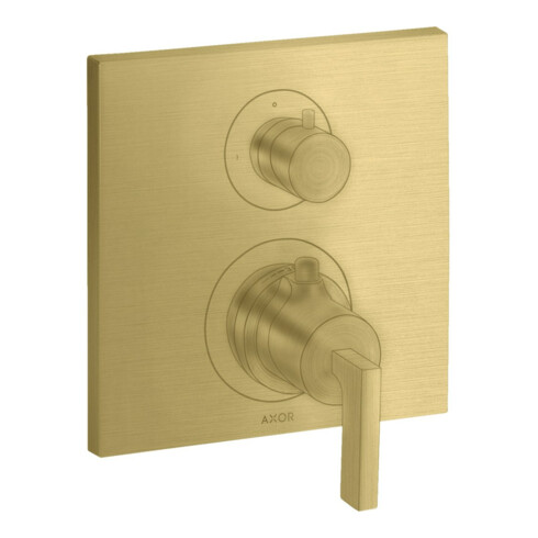 hansgrohe Fertigmontageset Axor Citterio UP-THM, m Ab- + Um-V, Hebel, brush. br