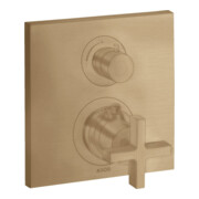 hansgrohe Fertigmontageset Axor Citterio UP-THM, m Ab- + Um-V, Kreuz, brush. bron