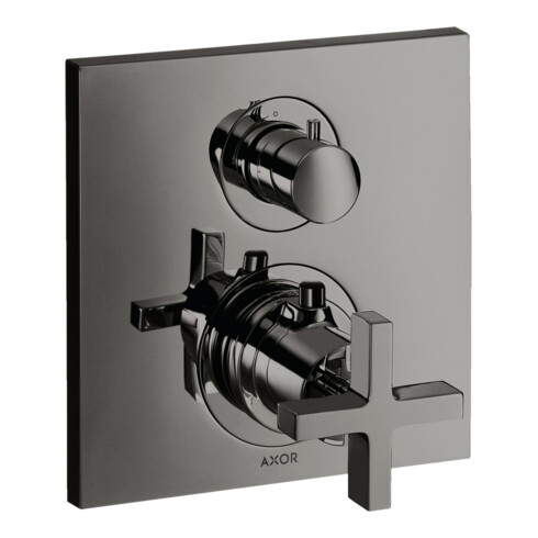 hansgrohe Fertigmontageset Axor Citterio UP-THM, m Absp-vtl, Kreuz, pol. bla vc