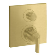 hansgrohe Fertigmontageset Axor Citterio UP-THM, m Absperrventil, Hebel, brush. br