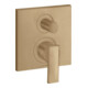 hansgrohe Fertigmontageset Axor Citterio UP-Wannen-Einhebelmischer, m Hebel, brushed bronze-1