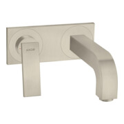 hansgrohe Fertigmontageset Axor Citterio UP-Waschtisch-Einhebelmischer, A 220mm, m Hebel, brush. ni.