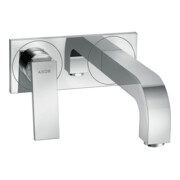 hansgrohe Fertigmontageset Axor Citterio UP-Waschtisch-Einhebelmischer, Ausl. 220mm, m Hebel, chrom