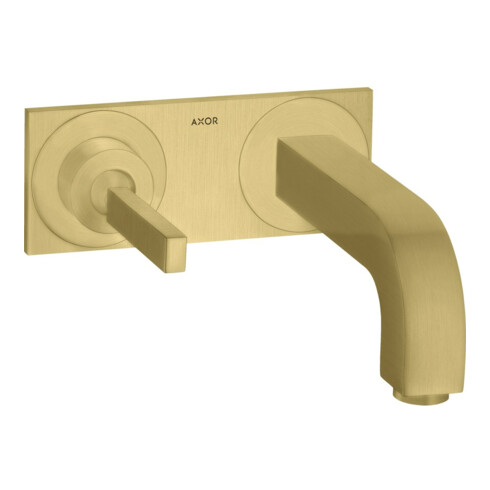 hansgrohe Fertigmontageset Axor Citterio UP-Waschtisch-Einhebelmischer, m Pin-Griff, A 220mm, b br