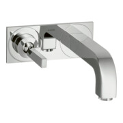 hansgrohe Fertigmontageset Axor Citterio UP-Waschtisch-Einhebelmischer, m Pin-Griff, Ausl. 220mm, chr
