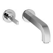 hansgrohe Fertigmontageset Axor Citterio UP-Waschtisch-Einhebelmischer, m Pin-Griff, Ausl. 220mm, chr