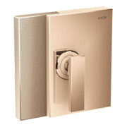 hansgrohe Fertigmontageset Axor Edge UP-Brause-Einhebelmischer, Diamantschl., pol. r gold