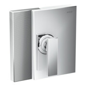 hansgrohe Fertigmontageset Axor Edge UP-Brause-Einhebelmischer, Diamantschliff, chrom