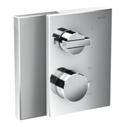 hansgrohe Fertigmontageset Axor Edge UP-THM, Ab- + Um-V, Diamantschl., chr