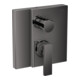 hansgrohe Fertigmontageset Axor Edge UP-Wannen-Einhebelmischer, polished black chrome