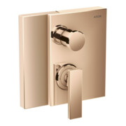 hansgrohe Fertigmontageset Axor Edge UP-Wannen-Einhebelmischer, polished red gold