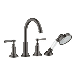 hansgrohe Fertigmontageset Axor Montreux 4-L-BW-Rand-Arm, m HG, brush. bla vc